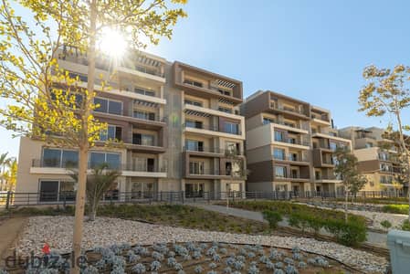 Two-bedroom apartment for sale in a prime location in the New Administrative Capital, next to the Green River in the R4 zone, within Palm Hills Capita