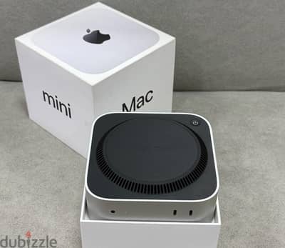 جهاز  mac mini m4 8 g 256  زيرو في حالة الجديد بالكرتونة والضمان