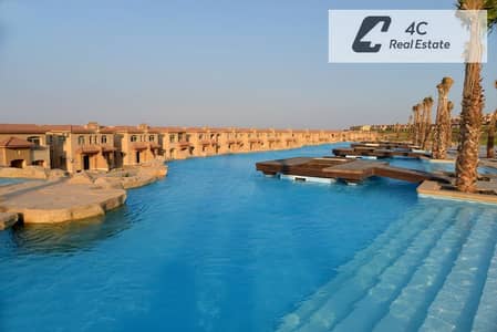 Under market price Townhouse for sale 150 m fully finished Prime location Second row directly on the sea in Telal Sokhna