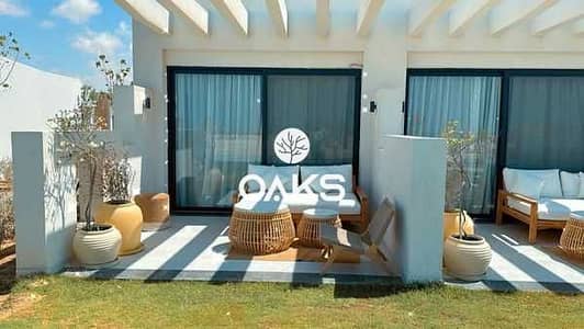 Chalet for sale, 110 m², fully finished, in D_ BAY Village, North Coast, with installments over 10 years, interest-free