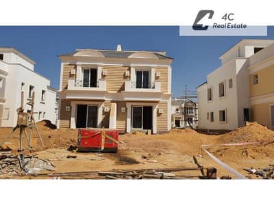 for sale  villa standalone 5 bedrooms ready to move north direction view landscape in compound mountain view chill out park 6 occtober