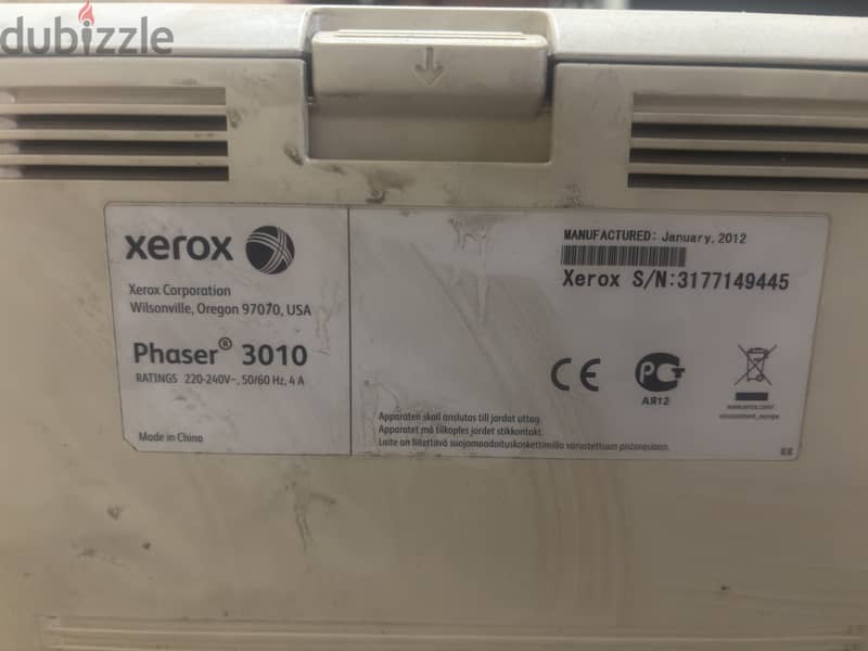 Printer xerox phaser 3010 2