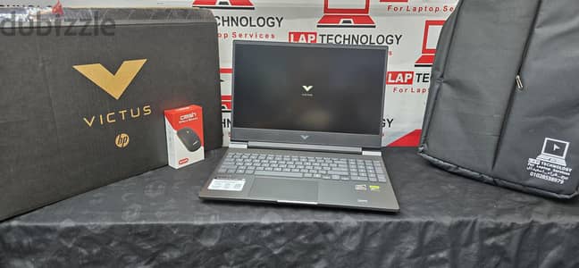 HP VICTUS RYZEN 7 RTX 4050 6G كسر زيرو بالكرتونه والضمان