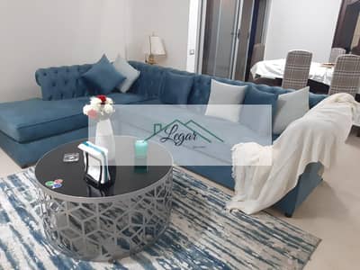 Fully furnished 154m² ground-floor apartment with a garden for rent in Palm Parks – Great Price