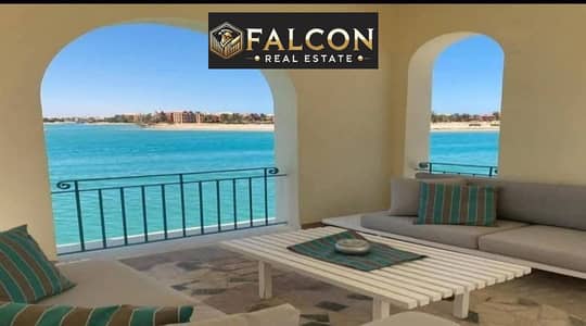 Fully finished chalet with ACs full sea view prime location installments in Makadi Heights