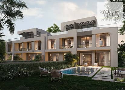 للبيع تاون هاوس (ميدل) متشطب يطل على لاند سكيب فى كمبوند 97 هيل - القاهرة  الجديده For sale Finished Town house Middle,in 97 Hills Compound -New Cairo
