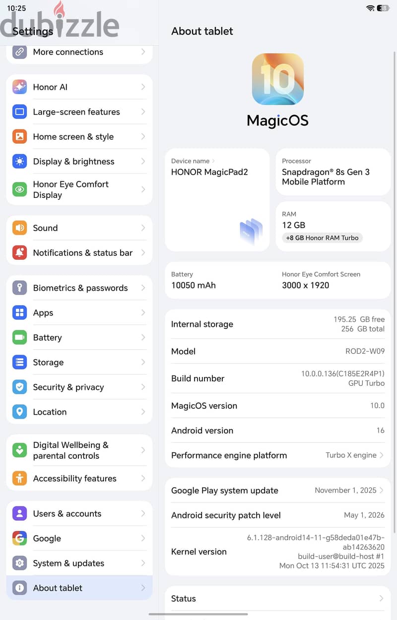 Honor MagicPad 2 12