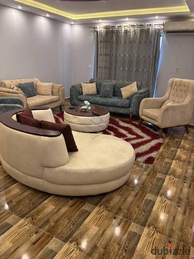Furnished Apartment for Rent in Al Rehab 1 | 125 SQM + 50 SQM Private Garden | First Residence | New Phase 5