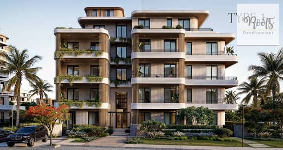 للبيع شقة بمساحة 83 متر متشطب على لاند سكيب فى كمبوند كريسنت ووك - القاهرة الجديده For sale Fully Finished Apartment,in Crescent Walk -New Cairo
