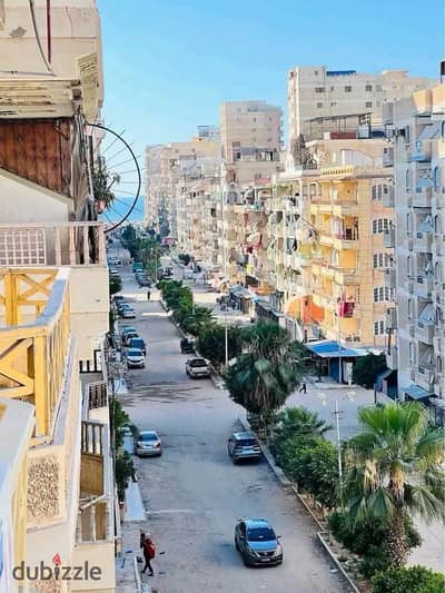 شقه بالروف 180م للبيع في العجمي شاطئ النخيل تشطيب التـــــــــــرا لوكس