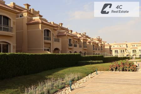 باطلالة مزدوجة للبيع توين هاوس جاهز للسكن 287م برايم لوكيشن 4 نوم في كومباند لافيستا سيتي نيو كايرو العاصمة الادارية LaVista City compound New Cairo N
