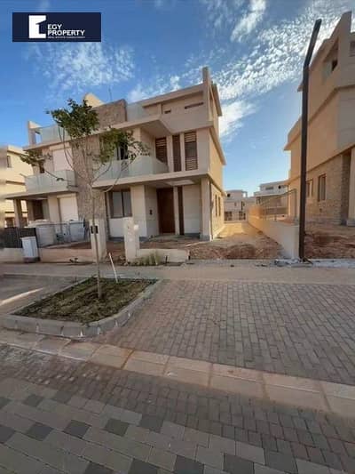 توين هاوس فيلا للبيع استلام فوري فيو مميز جدا باقل سعر في البوسكو العاصمة  il Bosco New Capital