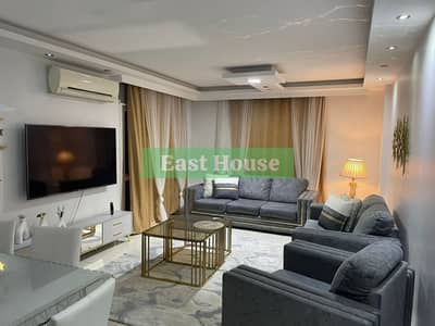 3 bedroom furnished apartment for rent in Madinaty, B1, directly in front of services and close to Open Air Mall