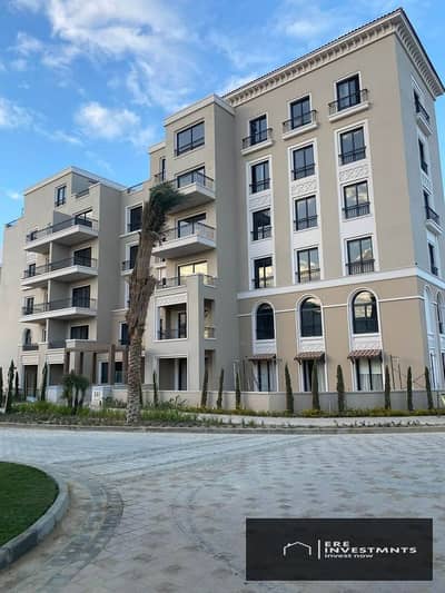 Ground floor apartment with garden for sale with a distinctive view in Blue Tree, Fifth Settlement - walled with Al Ahly Club (a bargain price) - for