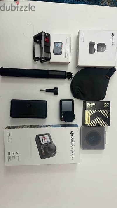 Dji action 5pro combo with all accessories that you need