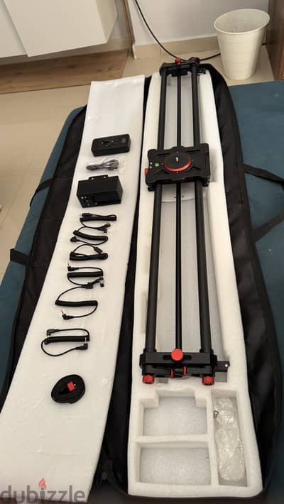 Motorized Carbon Fiber Camera Slider 1m