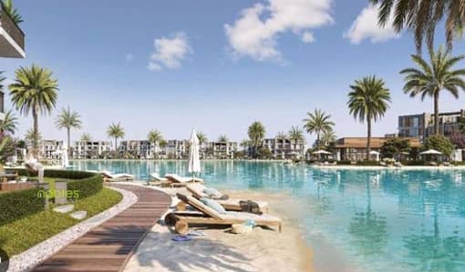 توين هاوس بإطلالة مباشرة على اللاجون وبموقع مميز في سيلفر ساند الساحل الشمالي -Silver Sands - North Coast