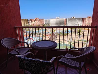 شاليه  من المالك بالاكوا  فيو مفتوح بسعر مميز  مكيف بالكامل