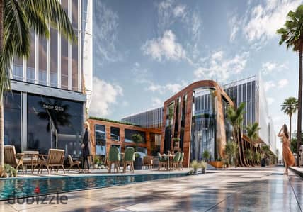 Shop fixes restaurants directly on Waslet Dahshour in front of City Walk & Beverly Hills