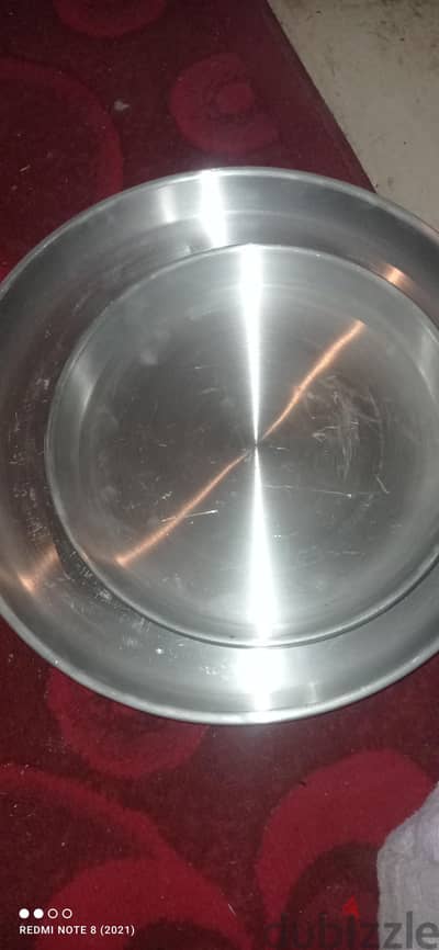 طقم صواني بسبوسه مودرن ٣قطع احجام مختلفه