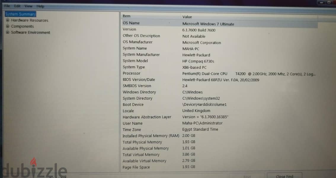 laptop HP 4