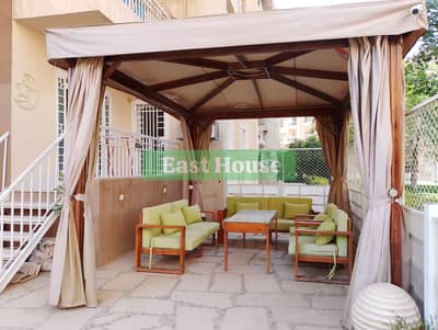 Apartment for sale in Madinaty, 133 sq m, prime location, ground floor with garden, B11.