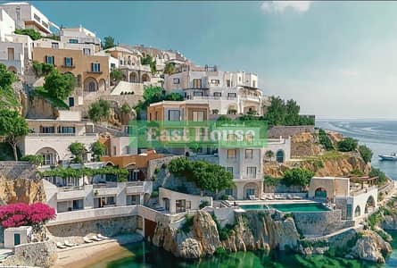 فرصة للاستثمار او للسكن بالساحل الشمالي SouthMed , ستوديو 53متر فيو لاجون بأقل اجمالي عقد سعر الافتتاح