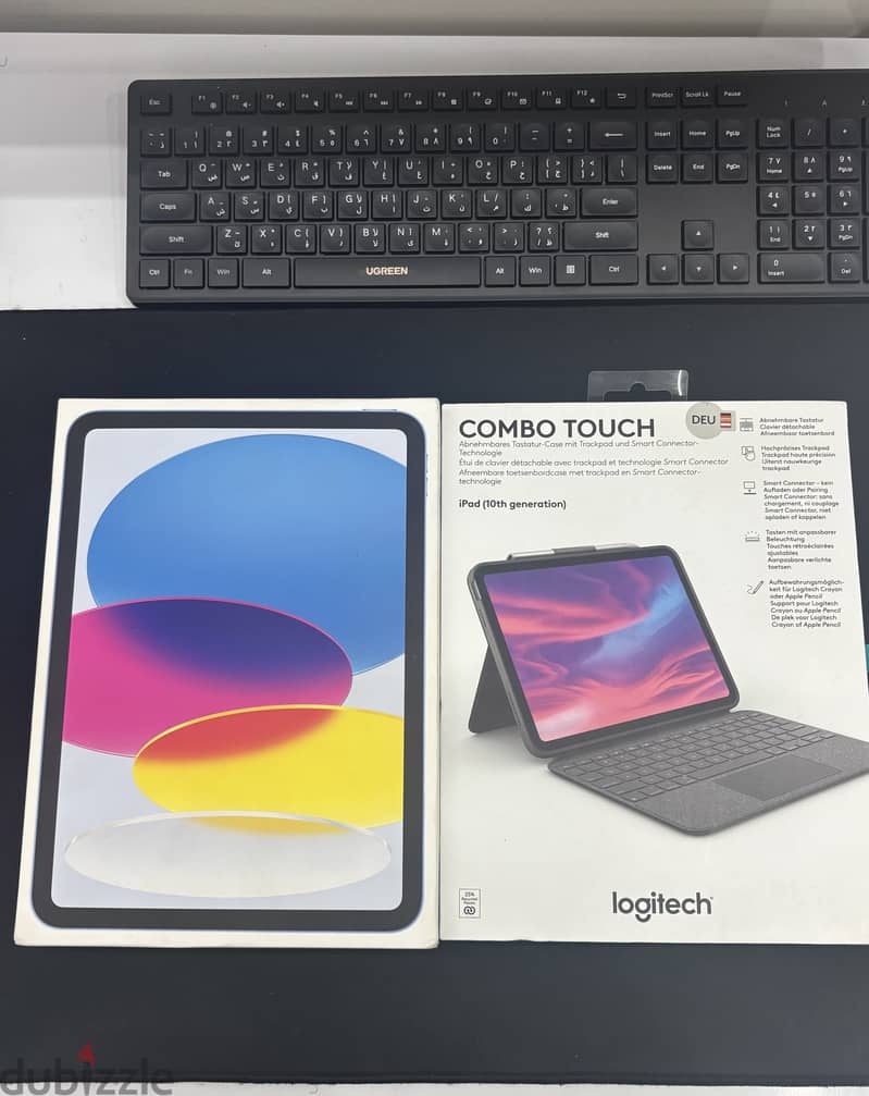 iPad 10th gen with Logitech combo touch keyboard 7