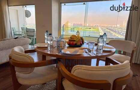 Fully furnished apartment for sale on Maadi Corniche, in a prime location next to Hilton, with a direct Nile view.