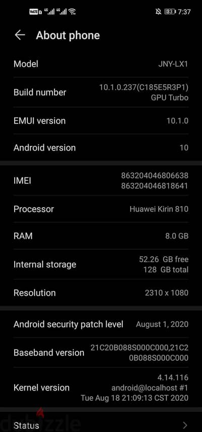 Huawei Nova 7