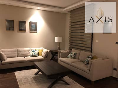 Luxury Furnished Apartment with private Garden for rent at an amazing price, 210 square meters, in Beverly Hills The Westown compound el sheikh zayed