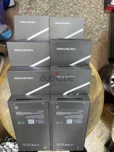 Galaxy S26 Ultra dual sim 256G Blue Black White Skiy جديد متبرشم