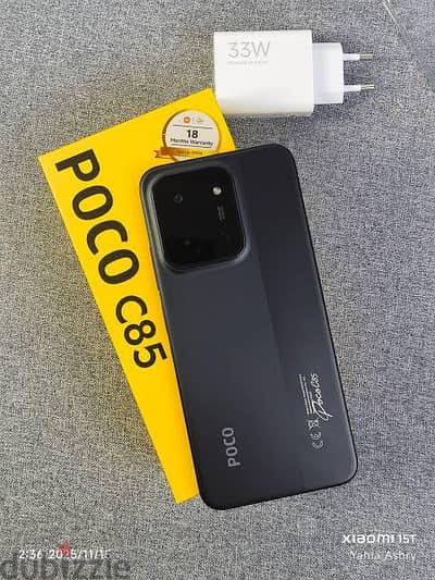 Xiaomi POCO C85 (8/256) جديد متبرشم