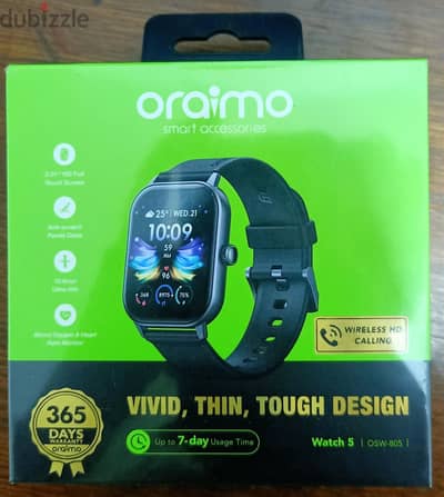 ساعه ORAIMO OSW-805 جديدة متبرشمه