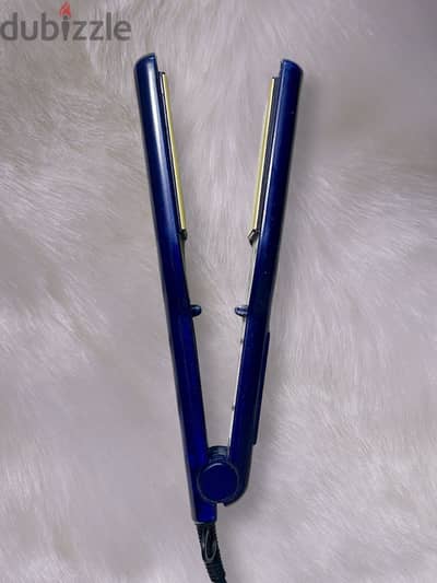 Professional Navy & Gold Hair Straightener With Digital Temp Control