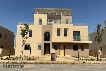 Last twin house ready to move in Sodic near Beverly Hills and Sphinx Airport