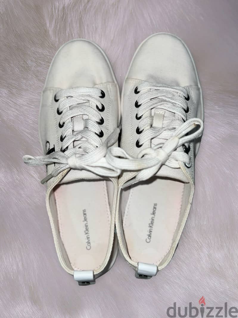 Authentic Calvin Klein Canvas Sneakers 1