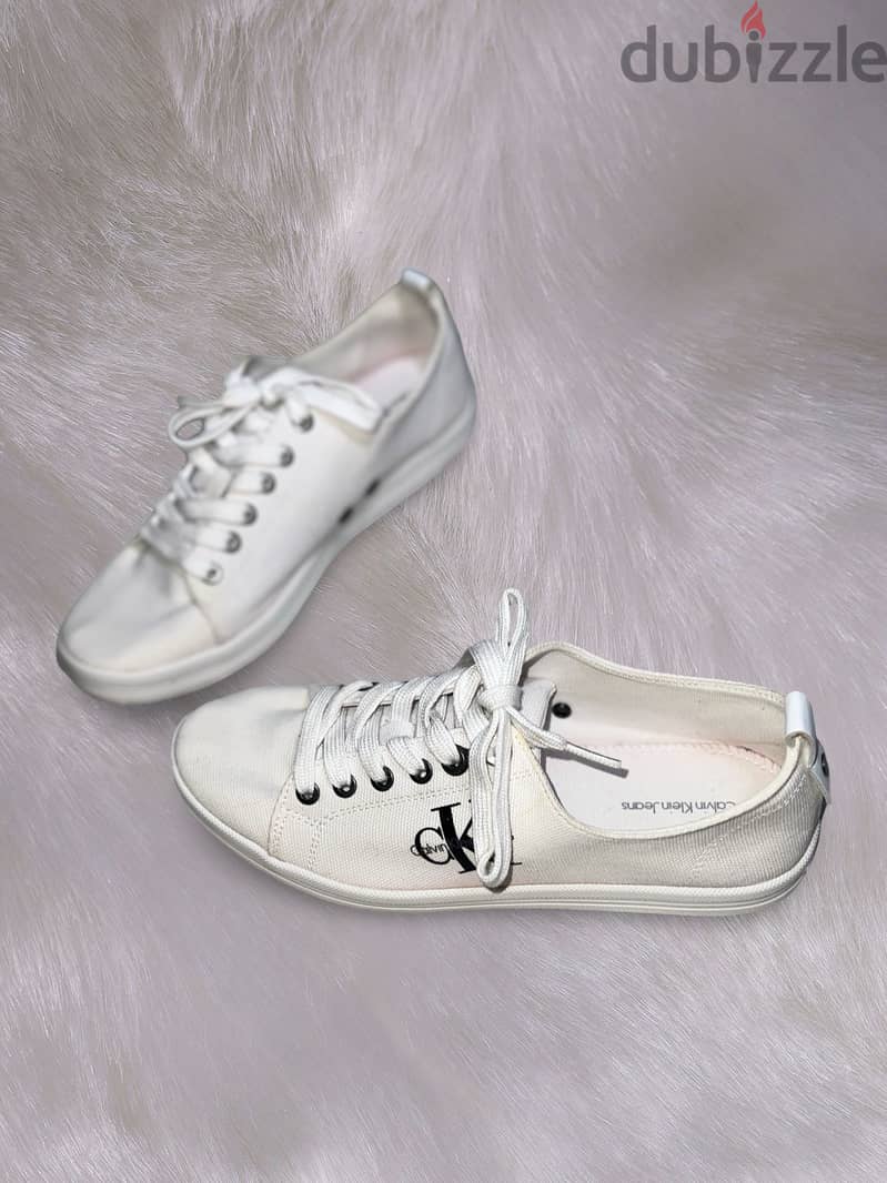 Authentic Calvin Klein Canvas Sneakers 3
