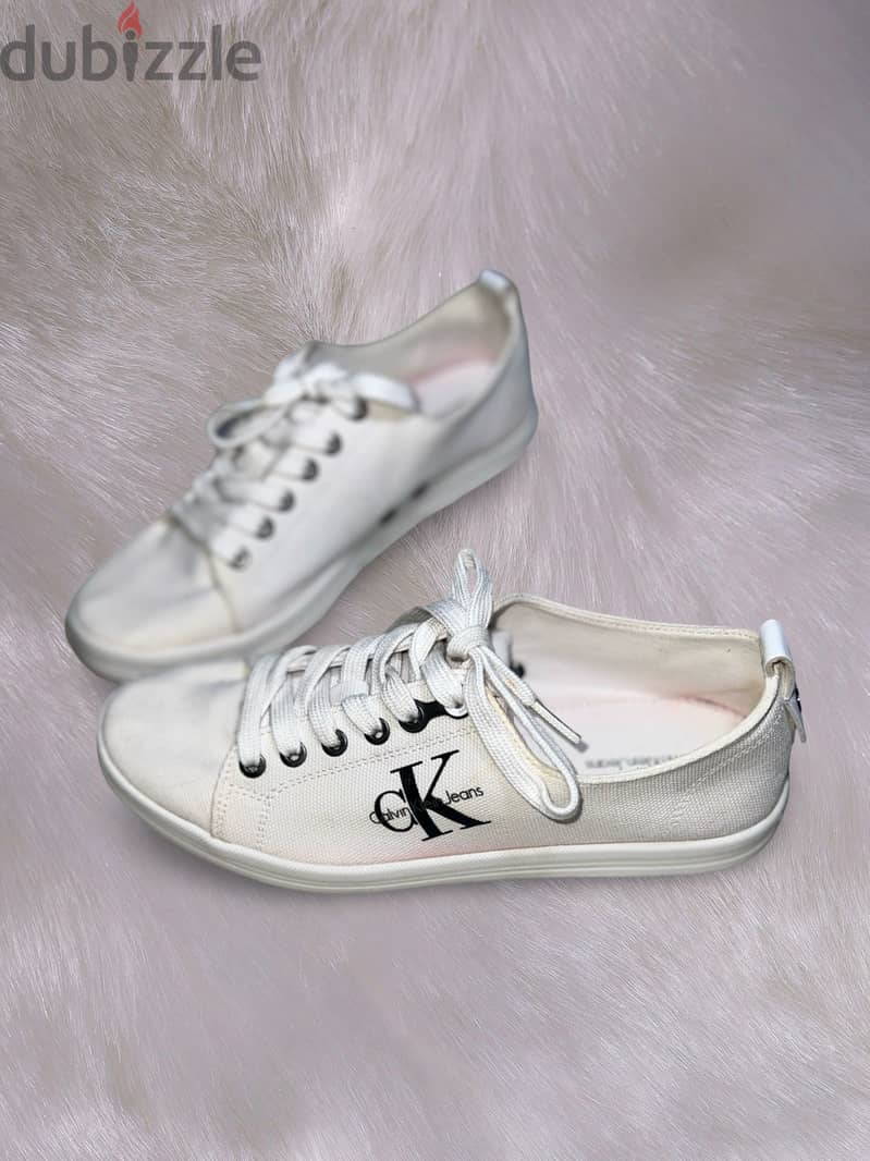 Authentic Calvin Klein Canvas Sneakers 6