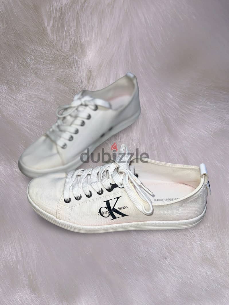 Authentic Calvin Klein Canvas Sneakers 7