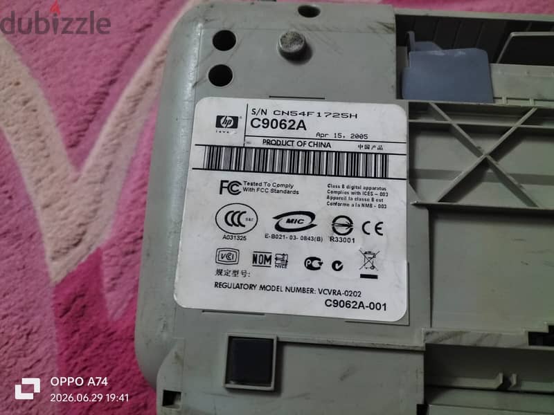 Printer hp desk jet 3920 3