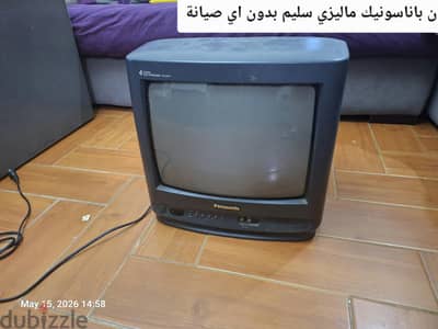 تليفزيون باناسونيك ١٤ بوصة ماليزي سليم بدون اي صيانة