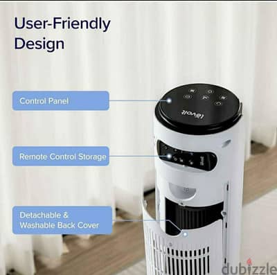 Levoit Smart Tower Fan — مروحة ذكية بكنترول عن بُعد