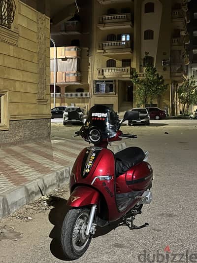 اسكوتر كابشينو حاله ممتازه فاتوره سبب البيع للتجديد