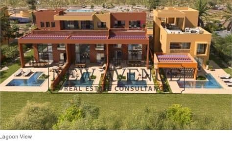 Gouna North bay 3 master bedrooms fully finished 189 sqm Loft with Ac’s with down payment 15% and 5 years equal installments
