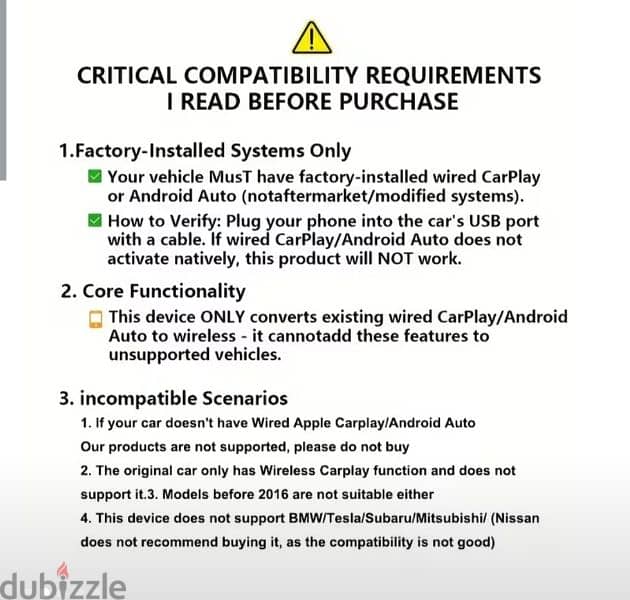 car android auto/ car play 6