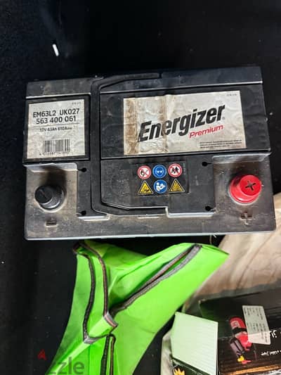 energizer battery model TD70L 12 V 63 Ah