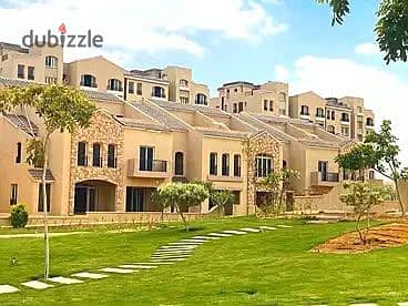 193 sqm ground-floor apartment with an 80 sqm garden for sale in Aler Compound; handover at the end of the year.