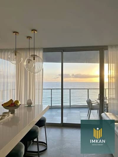 Chalet for sale with a sea view and a great discount in the heart of the North Coast, near Marina in Glee North Coast Village, close to New Alamein Ci