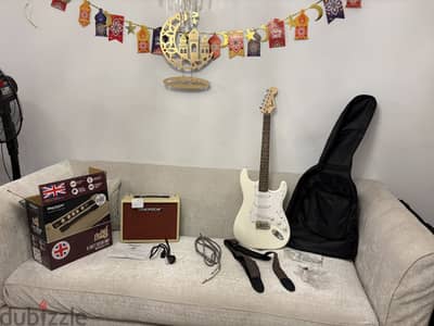Squier by Fender Bullet start (Indonesia) and Blackstar Debut 15E Amp